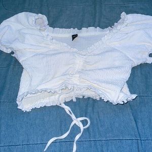 Cute White Shein Top